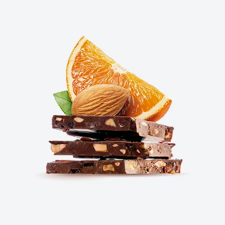 Chocolate con Leche Almendra y Naranja
